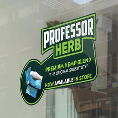 'Sold Here' Shop Door Sticker