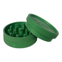 Professor Herb Biodegradable Hemp Shredder Grinder (2 Part) - Green
