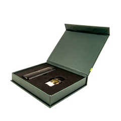 Professor Herb H4CBD Full Spectrum vape battery & pod packaging at an angle on a white background